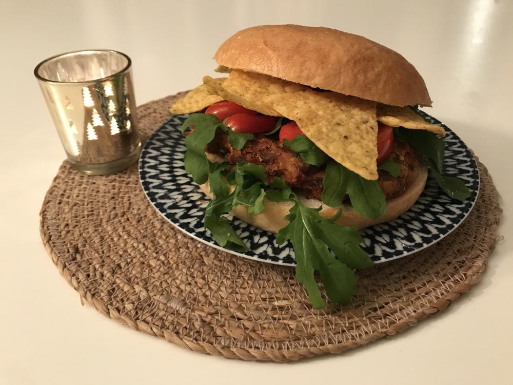 mexican bean burger