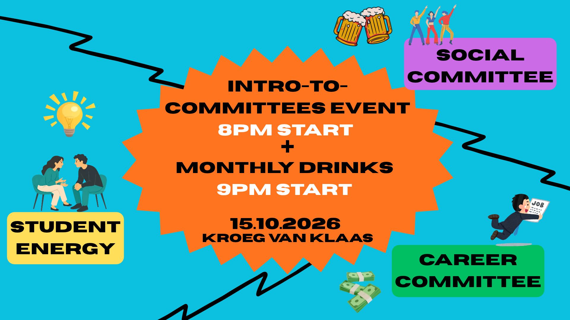 Intro-to-Committees + Monthly Drinks
